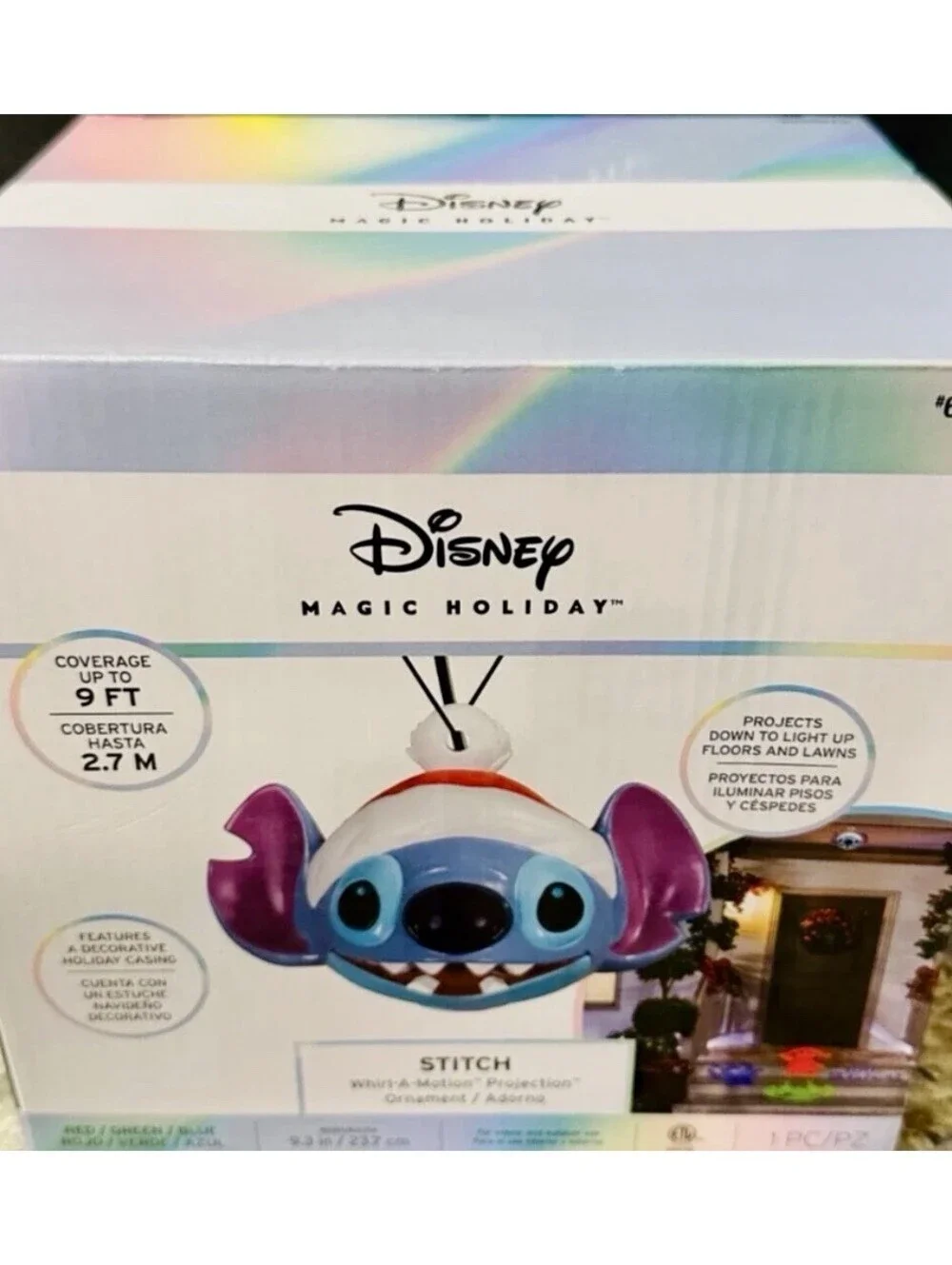 Disney Constant White Electrical Christmas Indoor/Outdoor Light Show Projector
